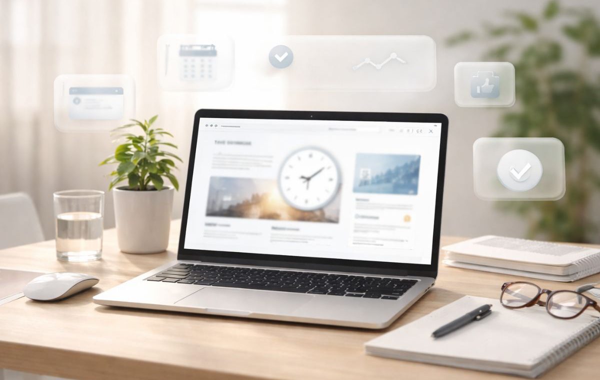 How a Live Time Widget Signals Website Freshness and Credibility