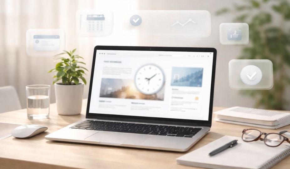 How a Live Time Widget Signals Website Freshness and Credibility